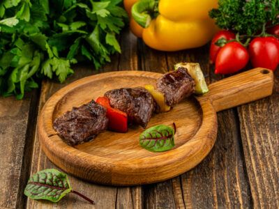 Мини-шашлычок из вырезки говядины