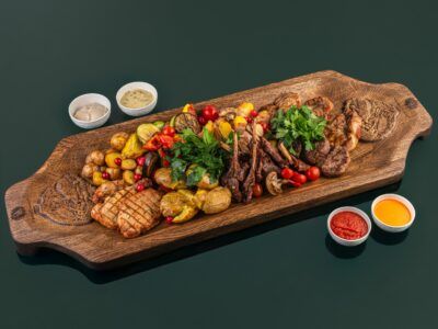 Большое мясное ассорти гриль