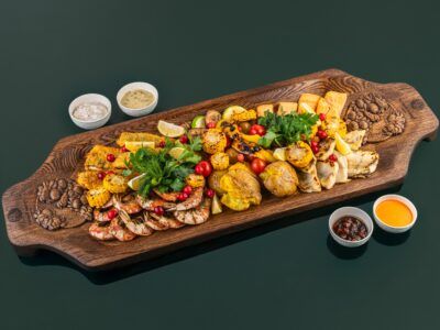 Большое рыбное ассорти гриль